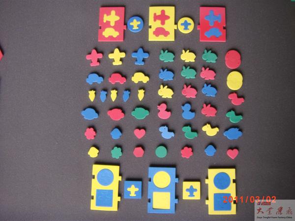 K1儿童游戏海绵拼图（Children puzzle game sponge）
